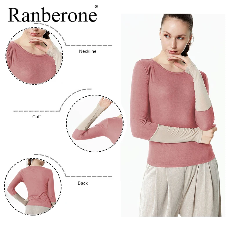 Breathable Sexy Women Letter Printing Sport Shirts Solid Color High Elastic Gym Yoga Top Running Breathable Long Sleeve T-Shirts