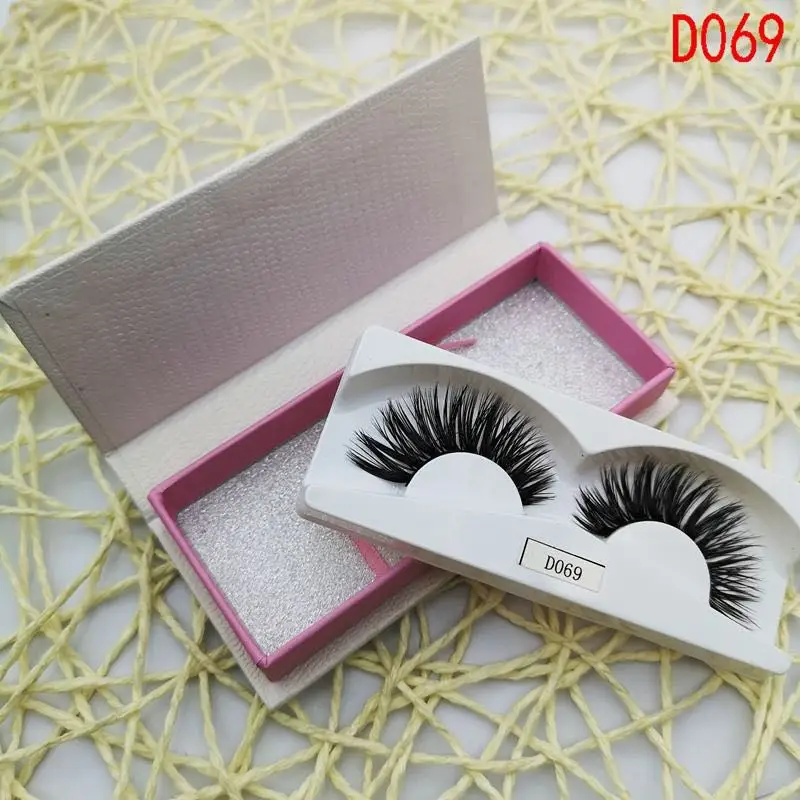 Норковые ресницы 100% безжалостная ручная работа 3D норковые полные полосы Мягкие