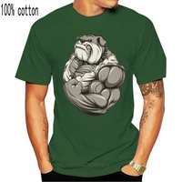new bulldog gym mens gym t shirt body building weights muscle training workout
