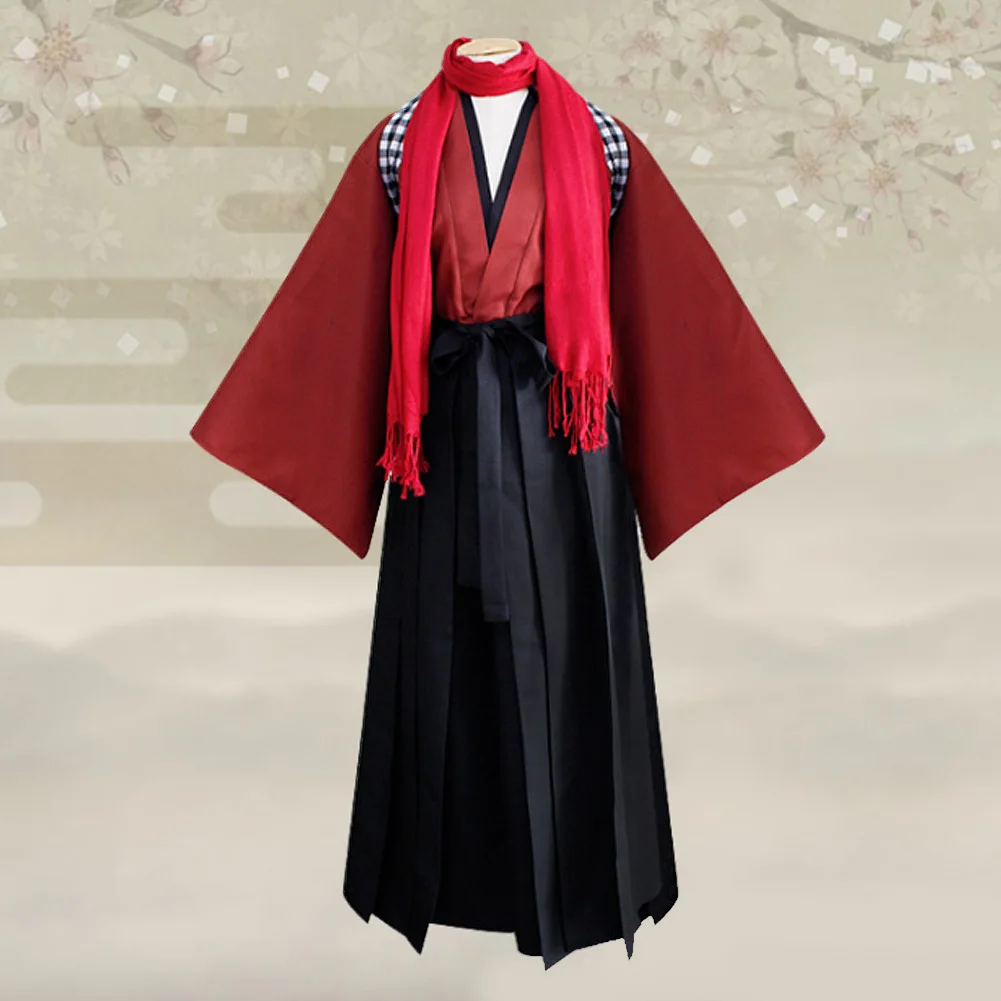 Touken Ranbu Online Косплэй японских самураев, пластичный монтаж, кимоно костюм кашу киемицу брюки "хакама" наряд с рисунком из аниме; нарядное платье