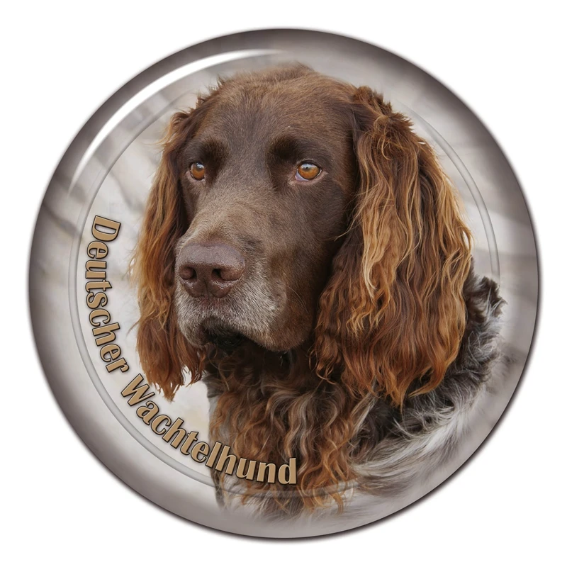 B0838 #13 см/17 см самоклеящаяся наклейка Deutscher Wachtelhund стикер на машину с собакой
