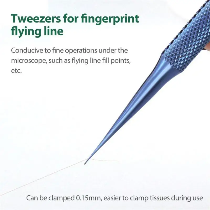 

Anti-static Curved Titanium Alloy Tweezers Industrial Precision Curved Straight Tweezers Repair Tools