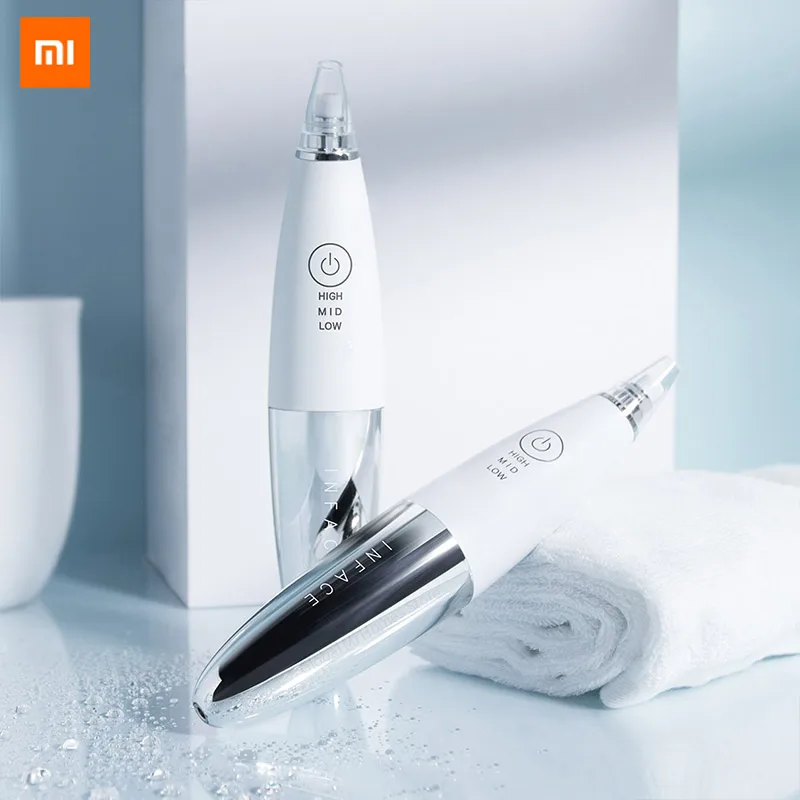 Xiaomi Youpin Inface Electric Blackhead Remover Cosmetology Apparatus Wash Pore Cleaner Facial Skin Care Beauty Tools | Электроника