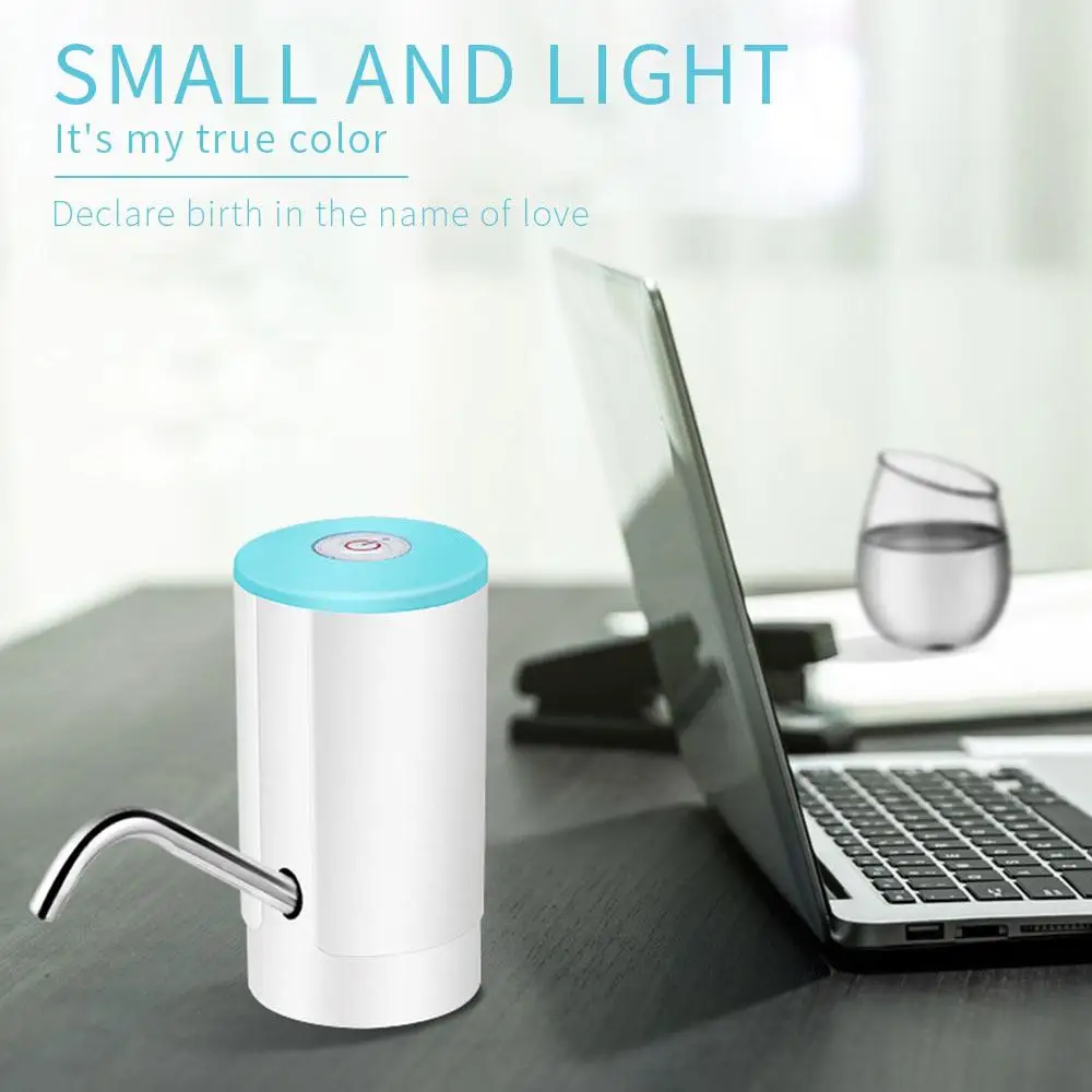 

Electric Water Dispenser Water Bottle Pump Wireless Portable Electric Automatic Water Pump Bucket Bottle Dispenser 1200mha