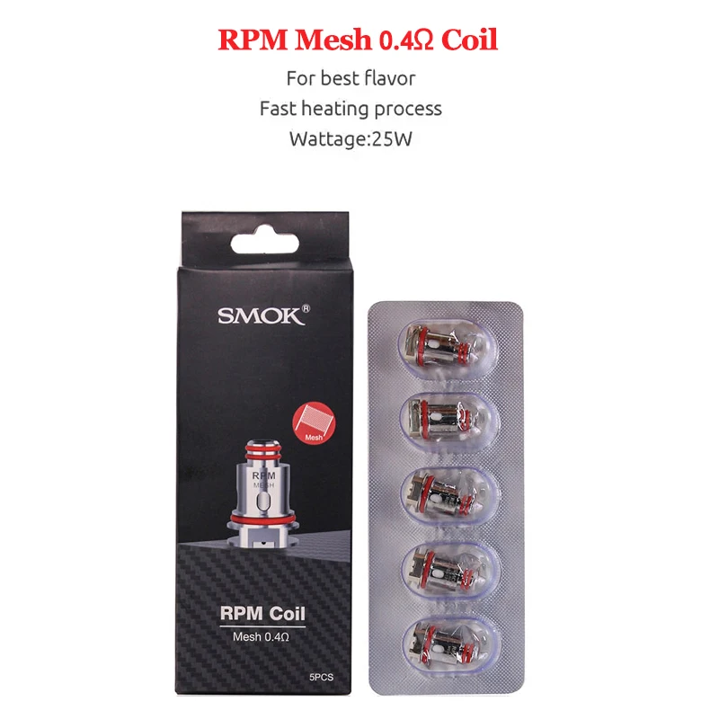 Оригинальный SMOK RPM Mesh RBA катушка испаритель головки резистор Pod Vape нагреватель E