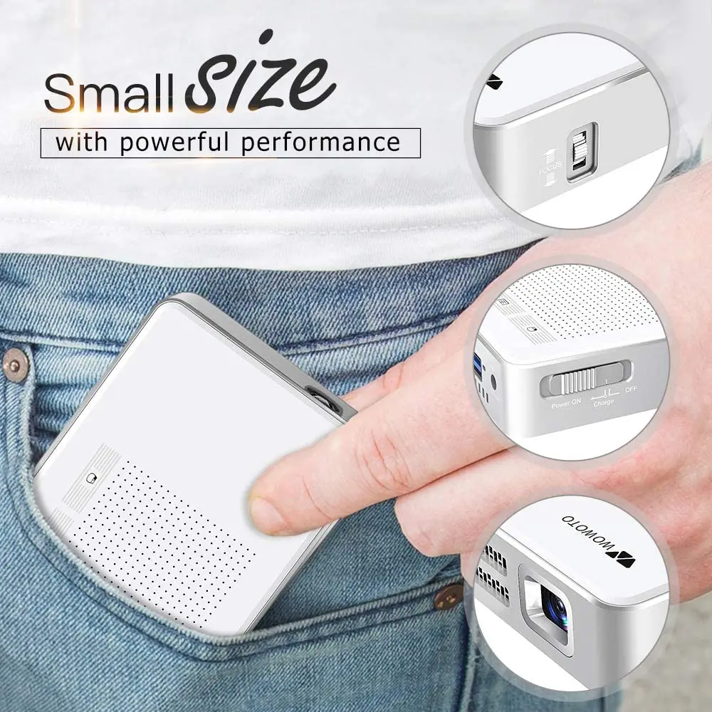 4k portable hd for smartphones smart mobile galaxy data mini projector phone for smartphones 5g free global shipping