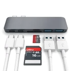 USB Type C хаб двойная стандарта HDMI RJ45 USB PD 3,0 SD для MacBook Air адаптер Thunderbolt 3 док-станция USB C 3.0 Type-C хаб