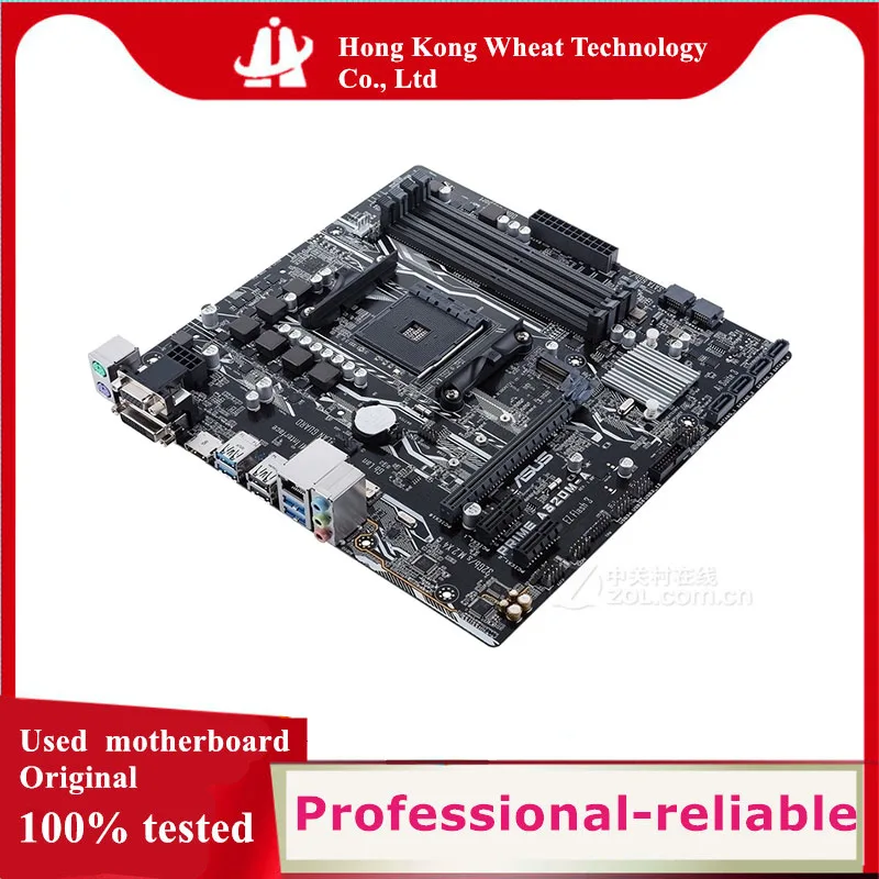 Для ASUS PRIME A320M-A материнская плата Socket AM4 DDR4 SATA3 для AMD A320 оригинальная б/у
