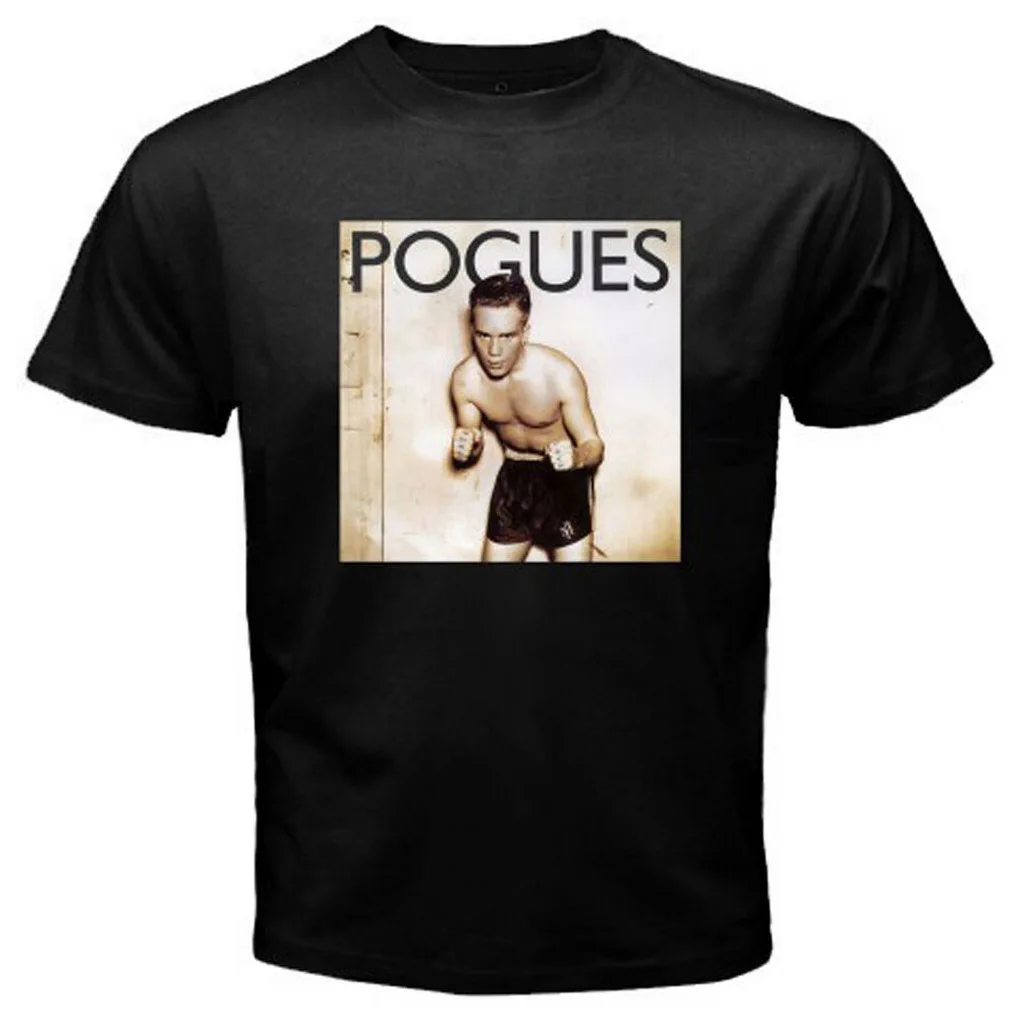 

New The Pogues Peace And Love Punk Rock Band Men's Black T-Shirt Size S To 3XL TEE Shirt Latest New Style