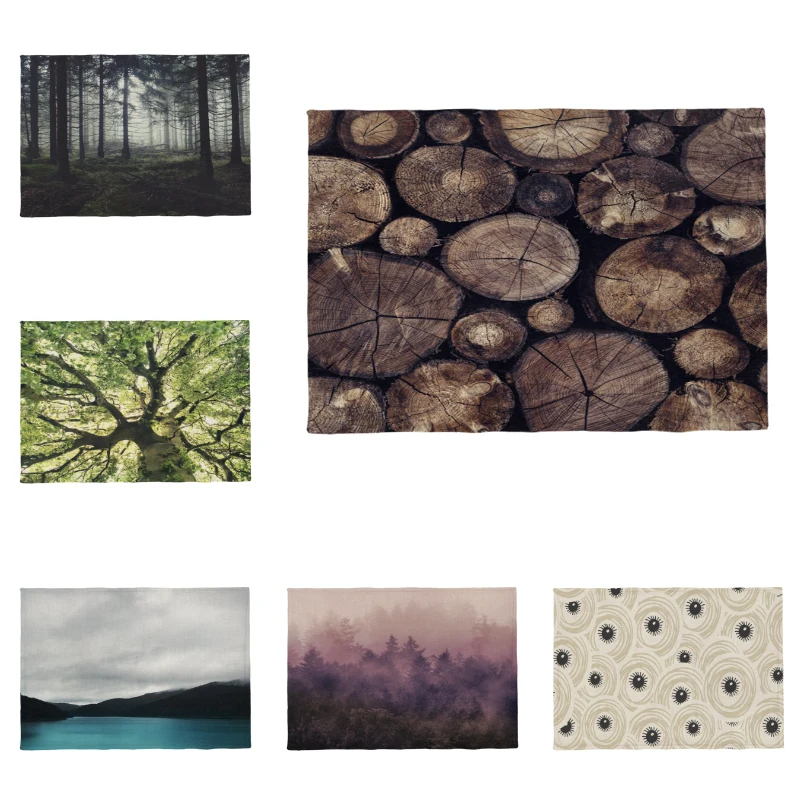 Пейзаж лес растение подстилка закат озеро туман туманная сосна Свадебная