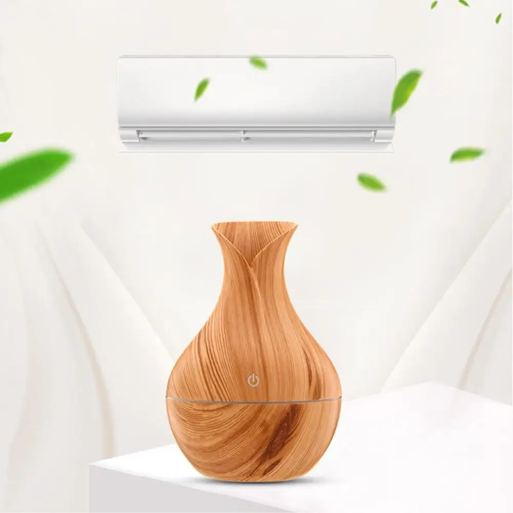 

Home USB Electric Steam Humidifier Car Essential Oil Diffuser Wood Grain Air Freshener Aromatherapy Atomizer