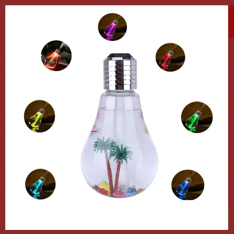 Лампа увлажнитель воздуха диффузор очиститель опрыскиватель мини Ночной