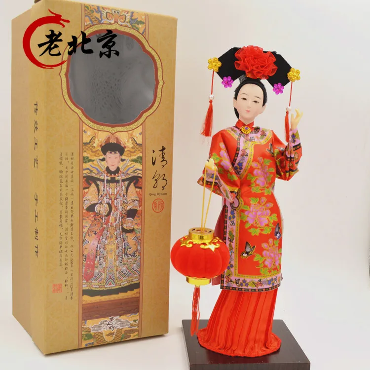 

Сетка для шелковых людей, Пекинский персонаж, Танг, квадратный шелковый человек, дворец, китайский стиль, маленькое Подарочное украшение