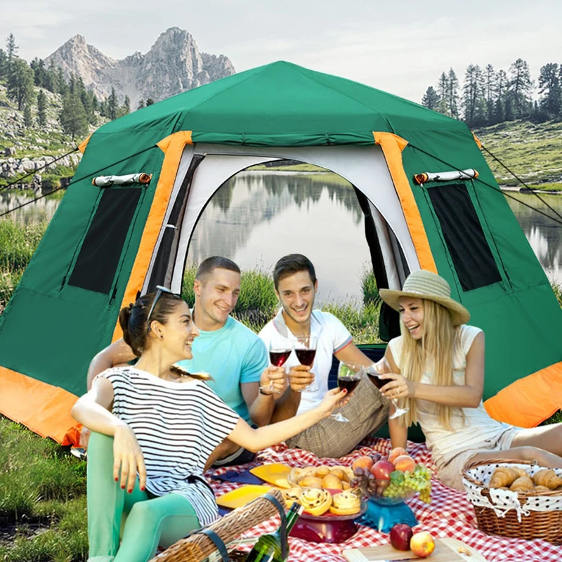 На 5 8 человек двухслойные алюминиевые стойки водонепроницаемые ультрабольшие