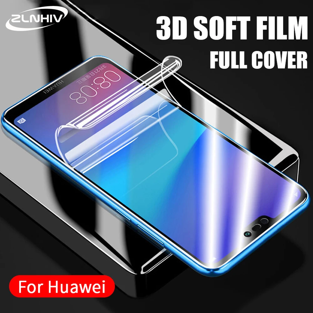 ZLNHIV мягкий полный чехол для huawei p30 pro lite Гидрогелевая пленка p10 p20 не стеклянная