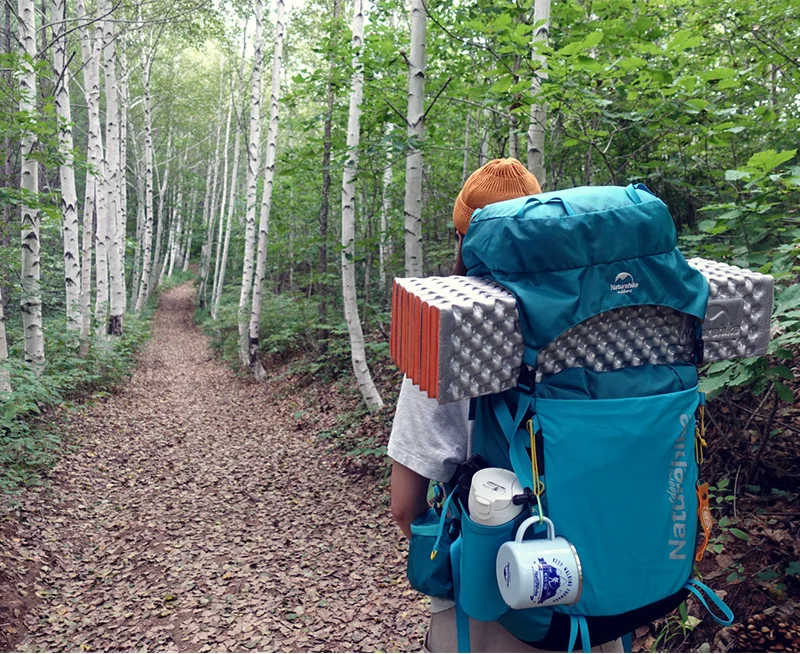 Naturehike Сверхлегкий портативный Одноместный складной пенопластовый кемпинг матрас походный спальный коврик компактный тент альпинистский спальный коврик