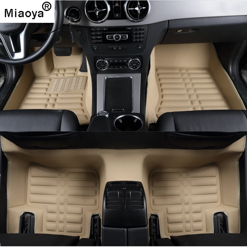 

Miaoya mat car floor mats for Hyundai solaris ix35 30 25 Elantra MISTRA GrandSantafe accent car styling Custom foot mats