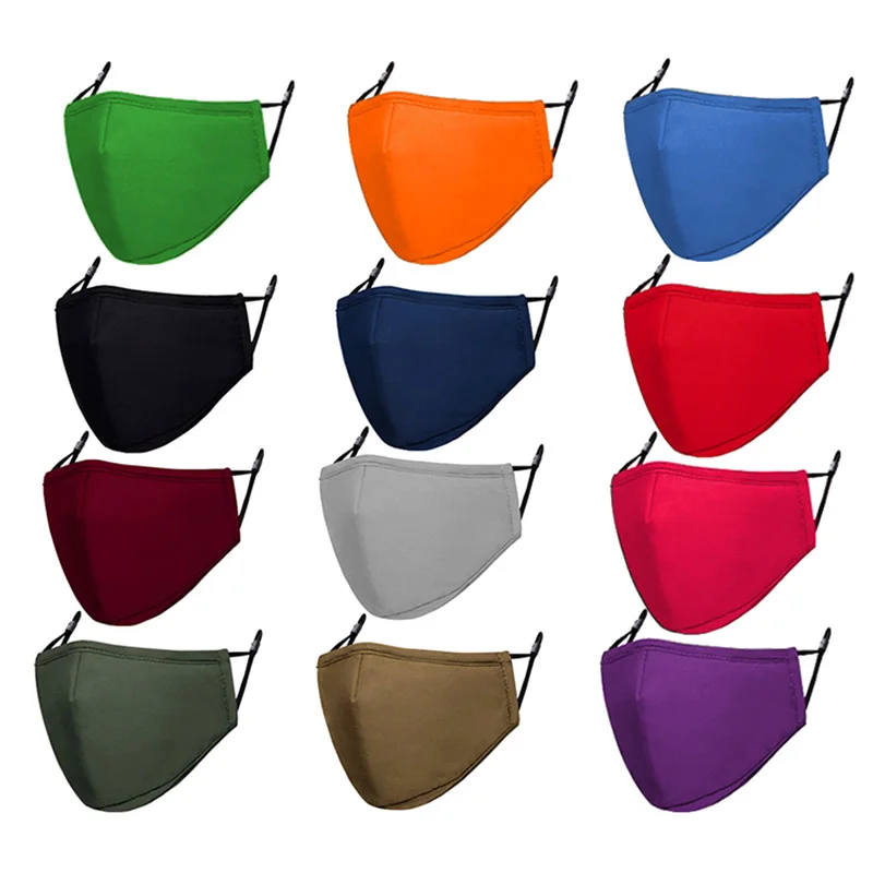 Многоразовая детская Пылезащитная маска для лица эластичные хлопковые дышащие