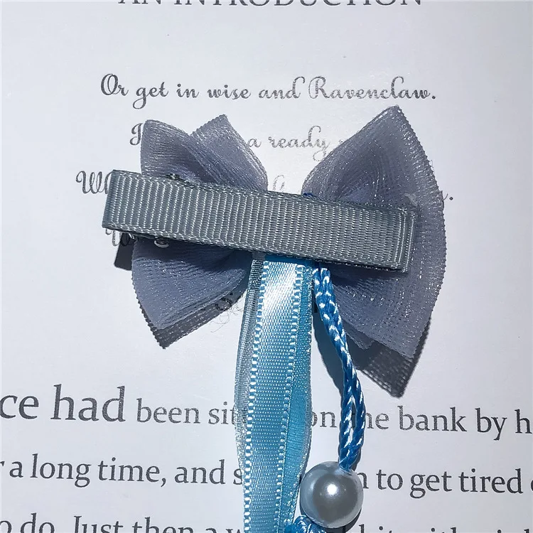 1 шт. милые девушки китайский стиль бант Длинная лента кисточки Бобби Булавки