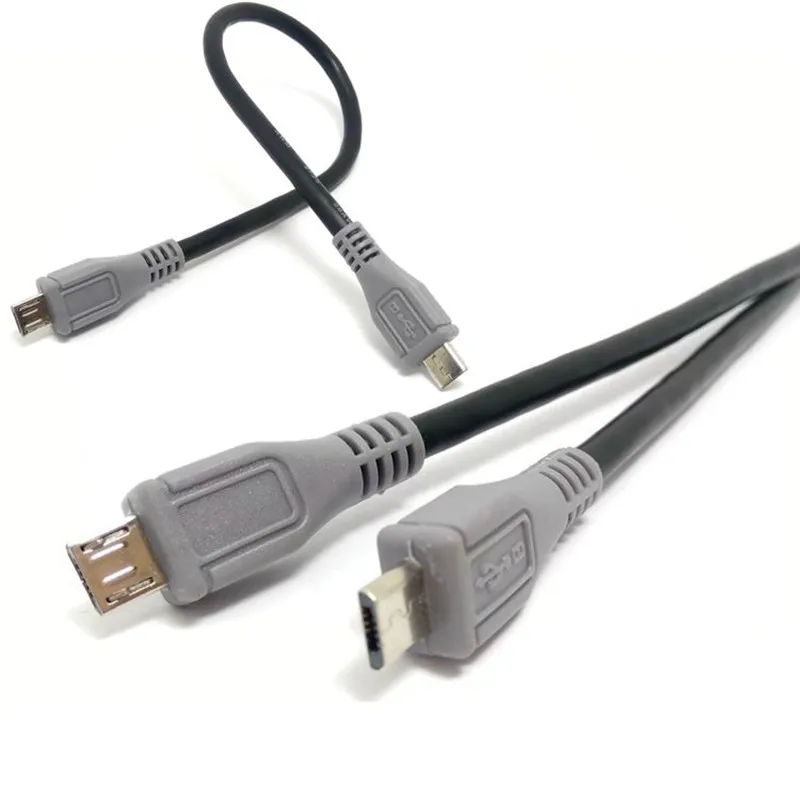 Кабель переходник OTG со штекером Micro USB Type B на штекер 5Pin 0 2 см/1 м 3 фута 1
