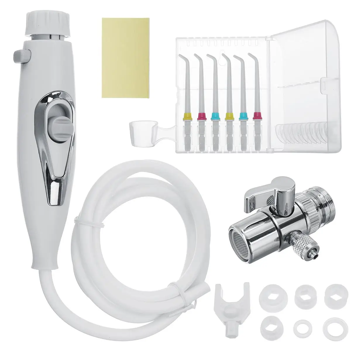 

6Pcs Faucet Oral Irrigator Water Dental Flosser Toothbrush Irrigation SPA Teeth Cleaning Switch Jet Family Water Floss
