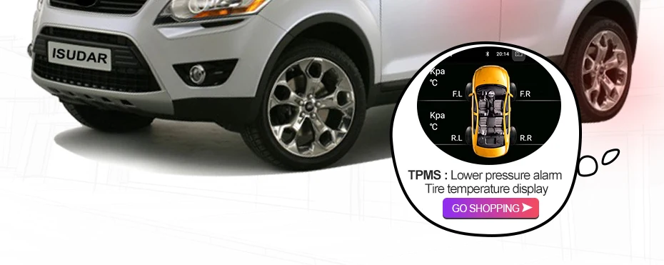 Isudar 2 Din Android 9 авто радио для Ford/Mondeo/Focus/Transit/C-MAX/S-MAX/Fiesta автомобильный DVD мультимедиа GSP 8 Core ram 2 Гб rom 32G