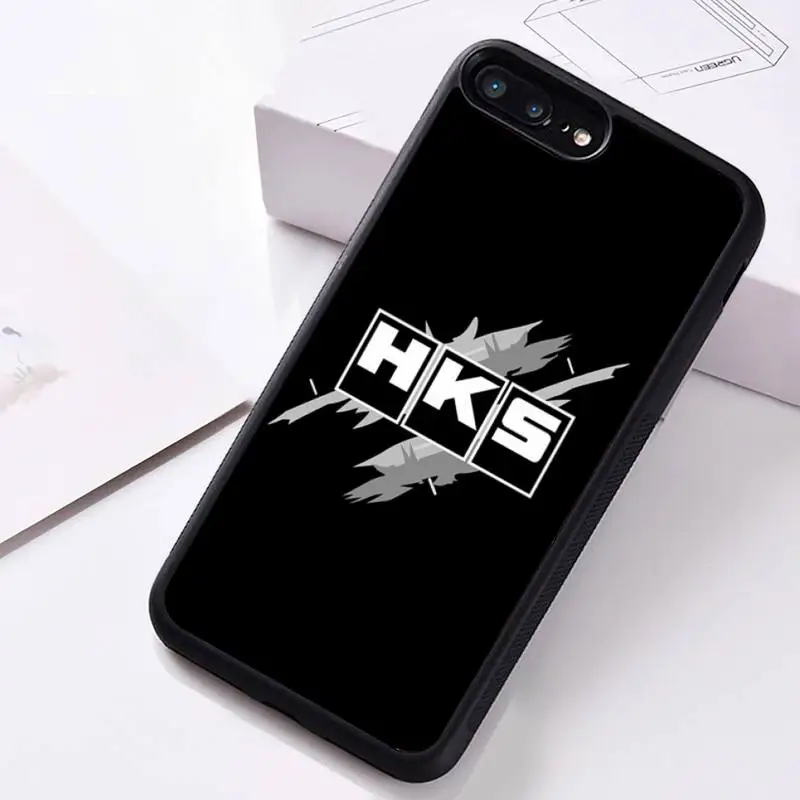 

HKS Japan Cool Phone Case Rubber for iPhone 11 pro XS MAX 8 7 6 6S Plus X 5S SE 2020 XR case