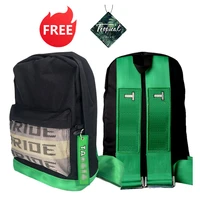 jdm style racing fabric strap style school backpack car canvas backpack bride bag racing souvenirs