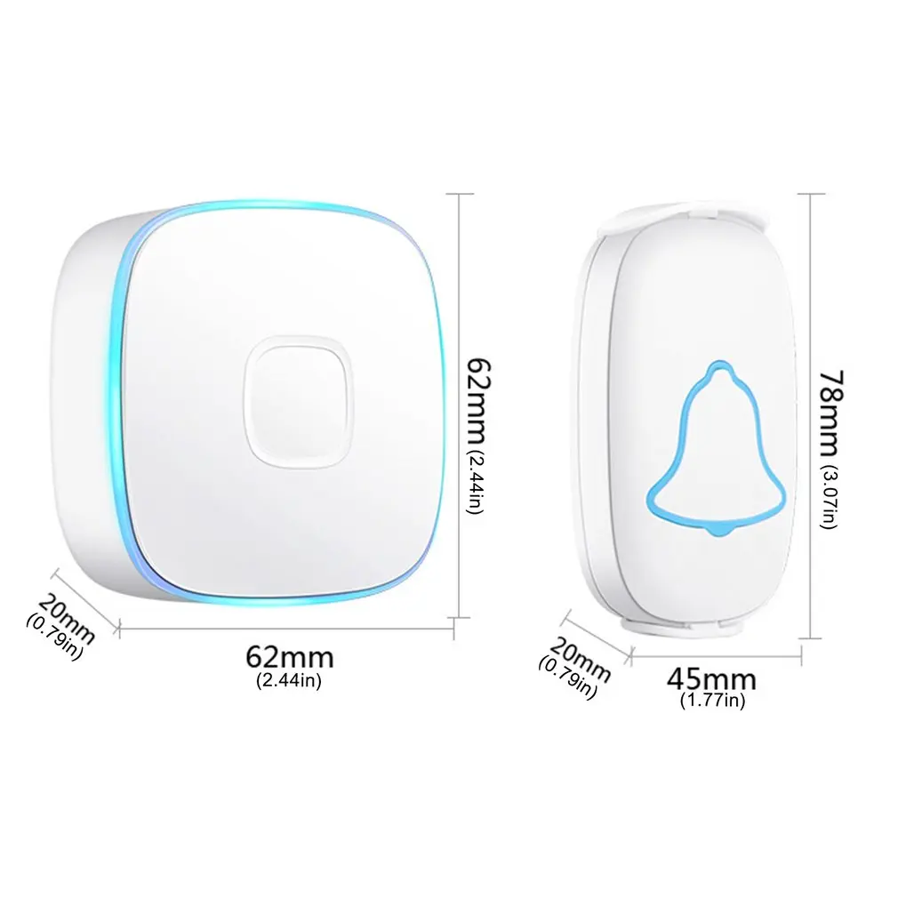 

Home Security Wireless Doorbell Smart Home Door Bell Alarm With Waterproof Touch Button Smart Alarm Household Doorbell For Home