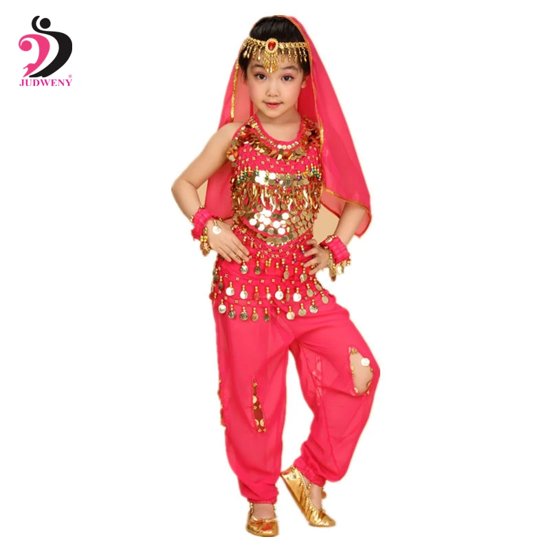 Детский костюм для танца живота новинка 2019 года Индийский Болливуд Восточный