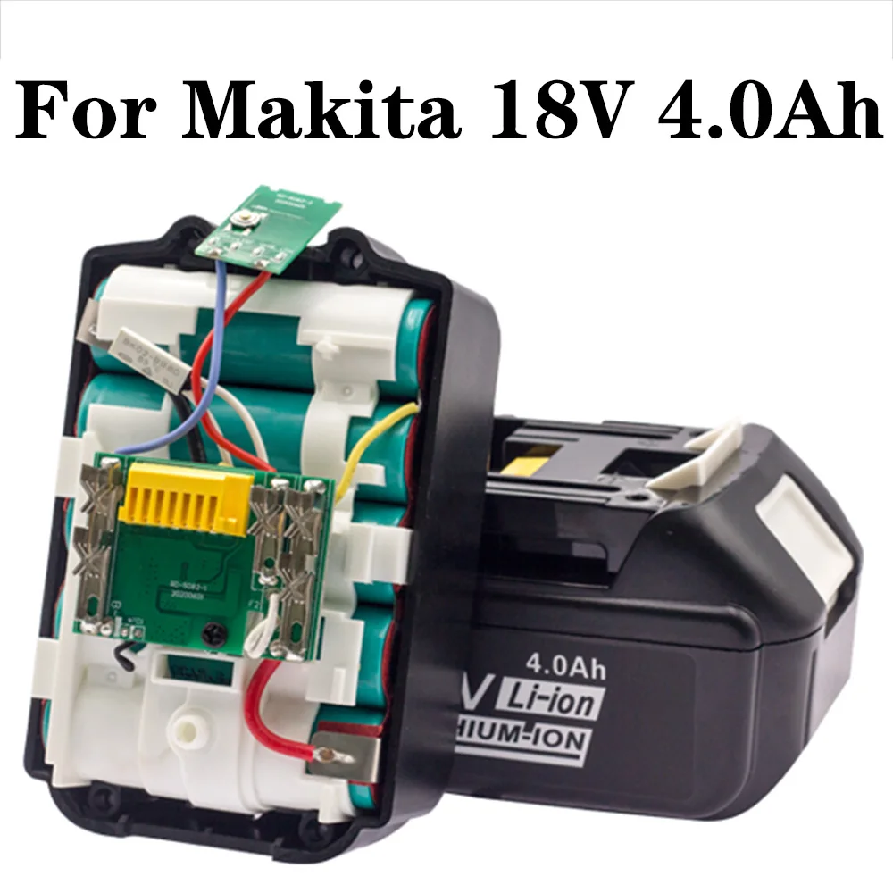 

Rechargeable Battery For Makita Power Tools, 18650, 4000mAh, 18V,4.0Ah LXT, BL1860B, BL1860, BL1850