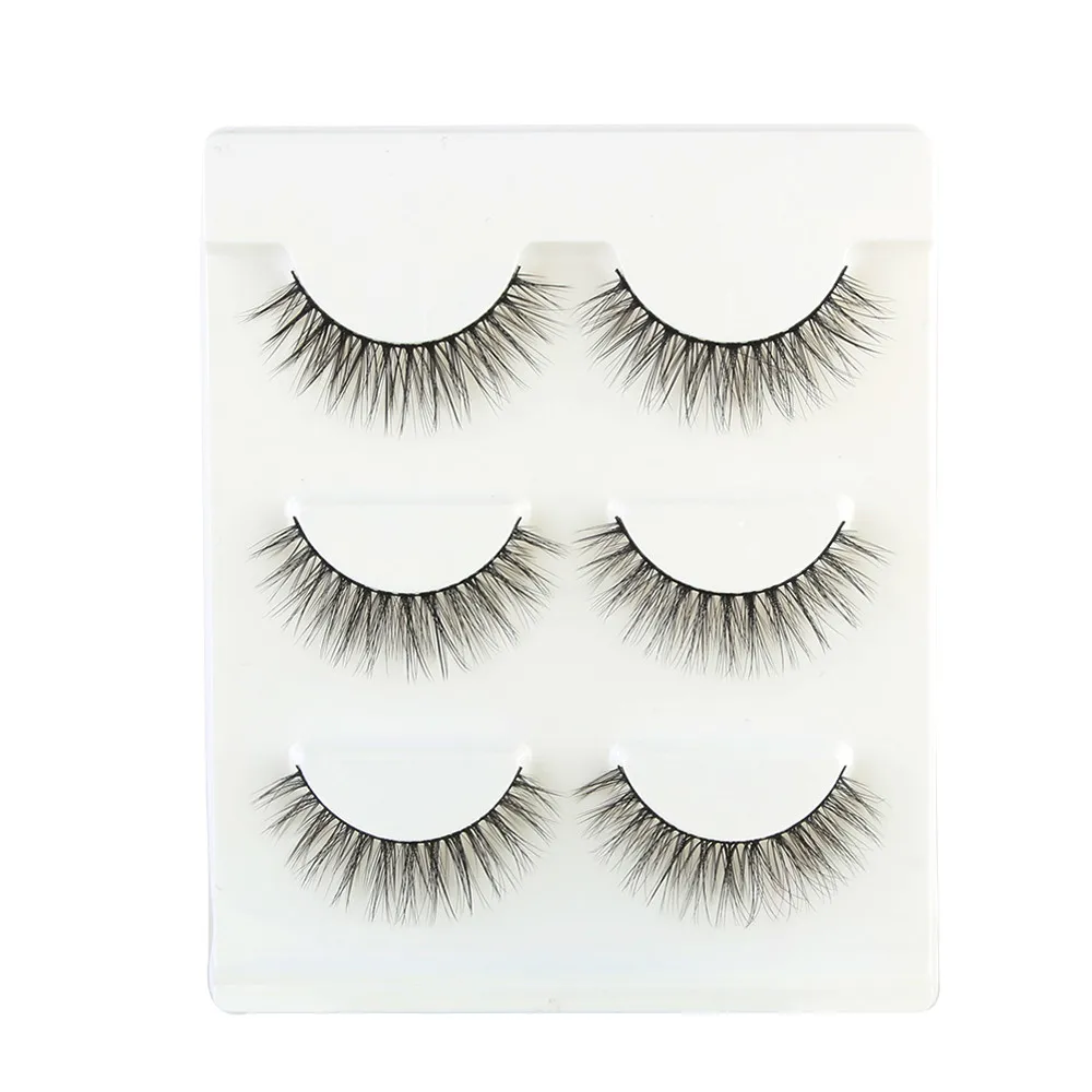 

1 Box Luxury 3D False Lashes Fluffy Strip Eyelashes Long Natural Party maquillaje faux cils pestaas postizas eyelashes
