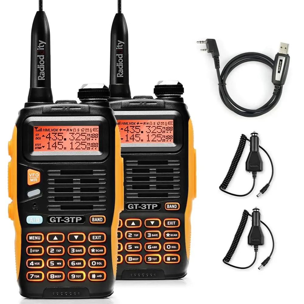 2 шт. Двухдиапазонная рация Baofeng GT 3TP III TP 1/4/8 Вт м/70 см|baofeng gt-3tp|2 pcs baofengwalkie talkie |