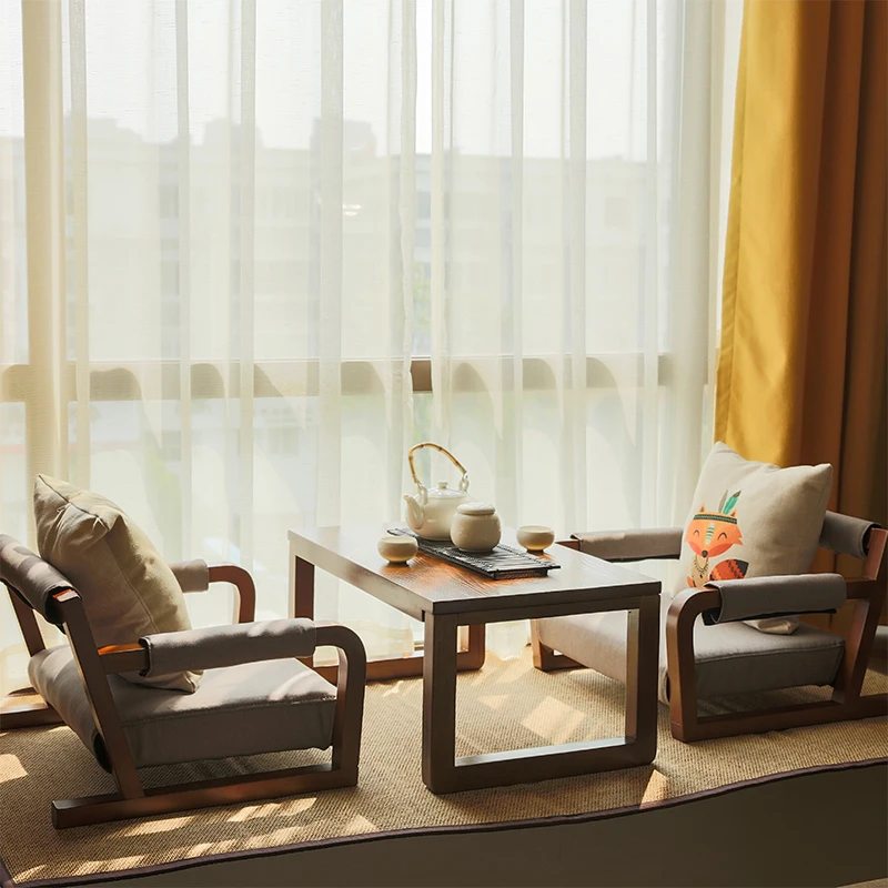 Чайный журнальный столик для гостиной мебель в японском азиатском стиле балкон