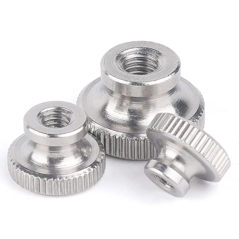 Накатанная гайка для большого пальца из нержавеющей стали 304 ручного затягивания