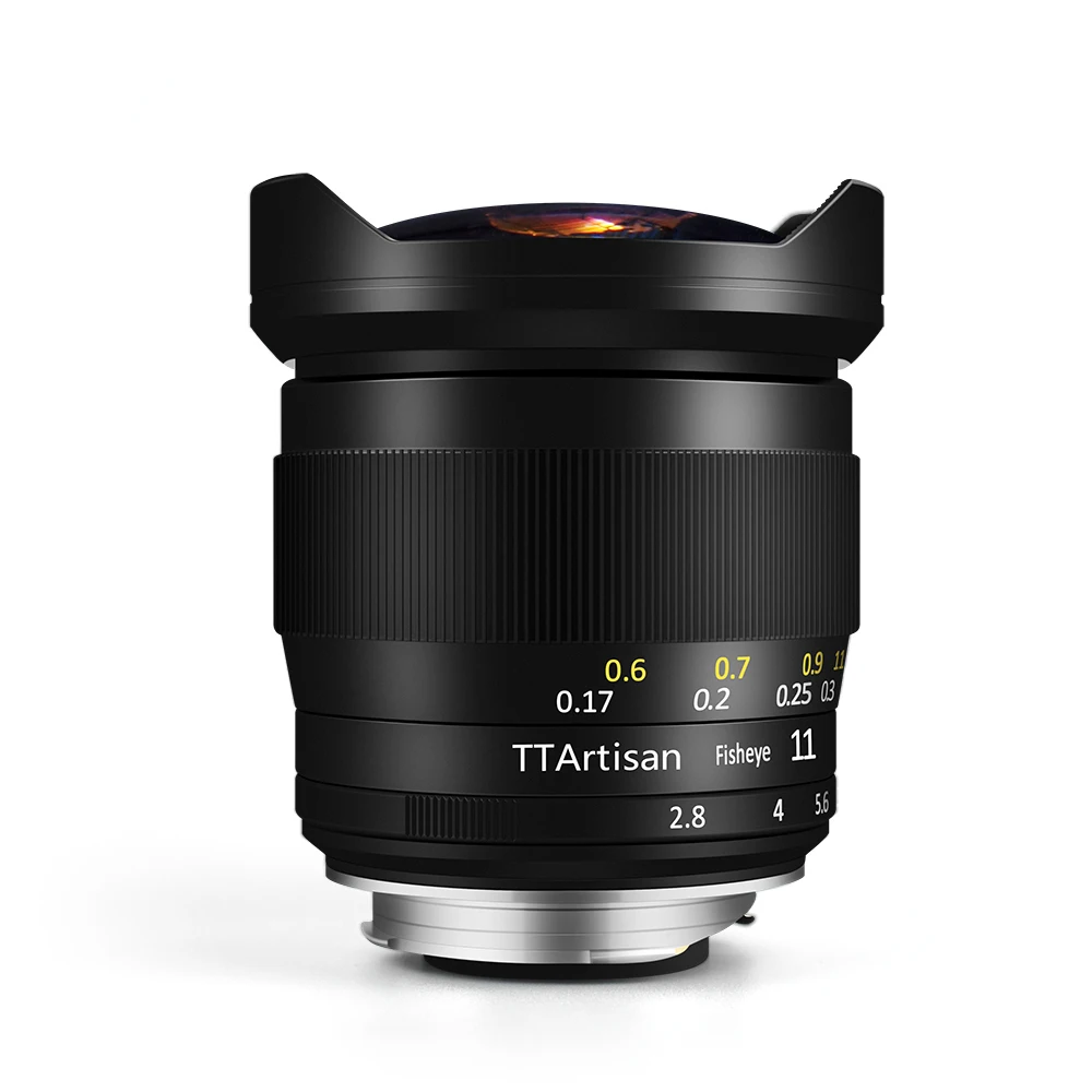 TTArtisan 11 мм F2.8 полная Рамка объектив камеры рыбий глаз край для Sony E Leica M Nikon Z