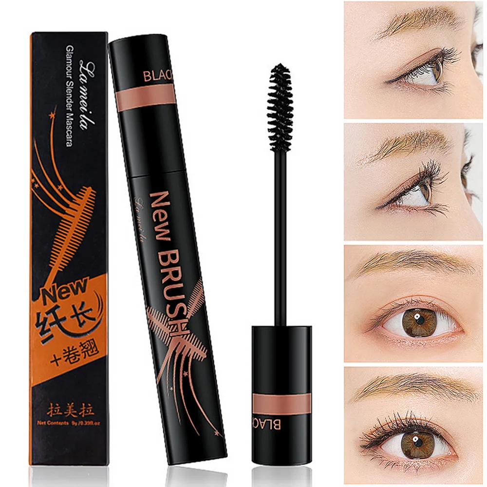 Натуральная черная тушь для ресниц Удлиняющая Тушь быстросохнущая Водостойкая