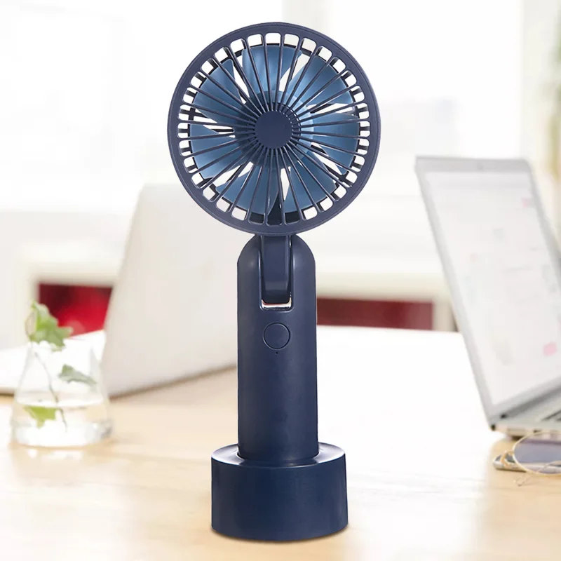 

Mini Portabl Fan 3 Speed USB Rechargeable Personal Handheld Air Cooler Adjustable Fans For Office Household