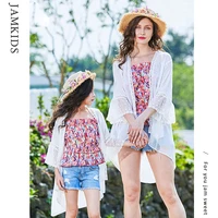 mother daughter mother daughter matching clothes sun protection clothing beachwear female holiday family matching clothes 106