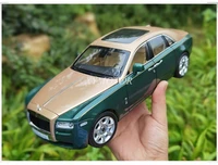 kyosho 118 for rolls royce rr ghost diecast model car gift collection green gold for display ornaments
