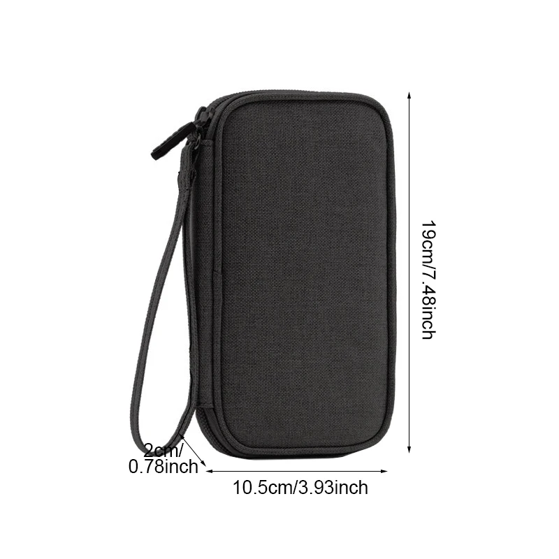 Дорожная сумка для цифровых кабелей портативная многофункциональная на молнии