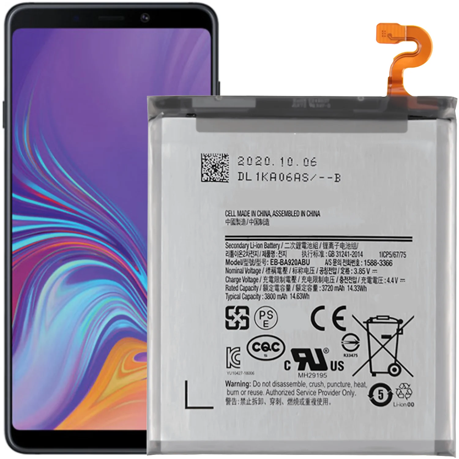 

EB-BA920ABU Battery For Samsung Galaxy A9 2018 A920 A920F Battery Replacement Repair Part