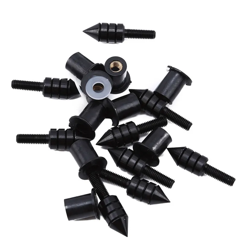 

10Pcs/pack 5mm 0.17 Inch Universal Motorcycle Windshield Windscreen Spike Bolt Screw Nut Fastener Kits