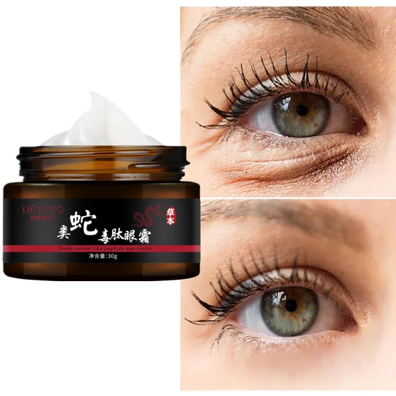

Snake Venom Eye Cream Firming Anti-wrinkle Eye Wrinkles Dark Circles Under Eye Bags Snake Venom Peptide Eye Cream Eye Skin Care