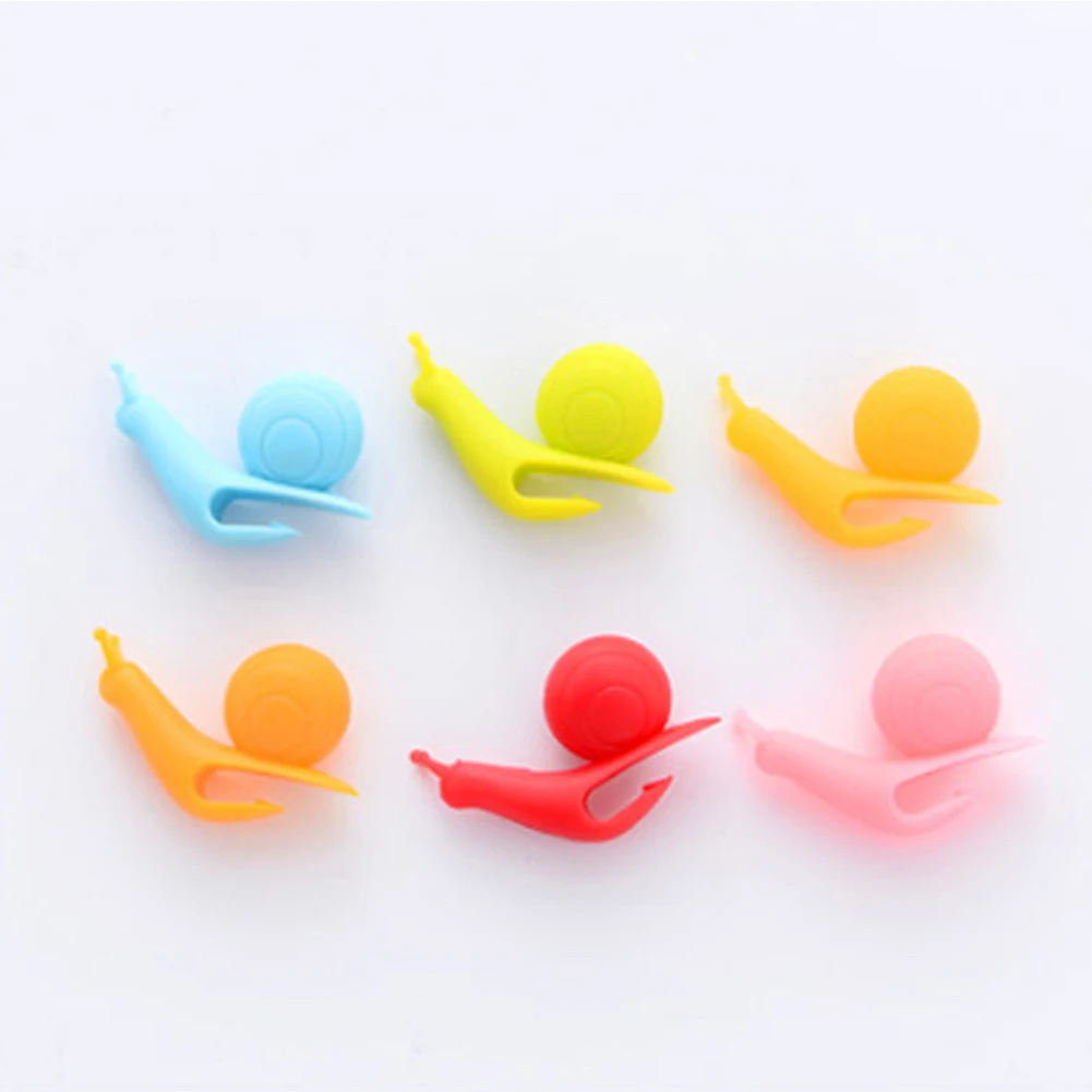 

Tea Bag Holder Silicone Snails Shape Tea Infusers Eco-Friendly Tea Infuser Tea Bag Holders Tea Bags Hanging Cup Clip Tea Tools
