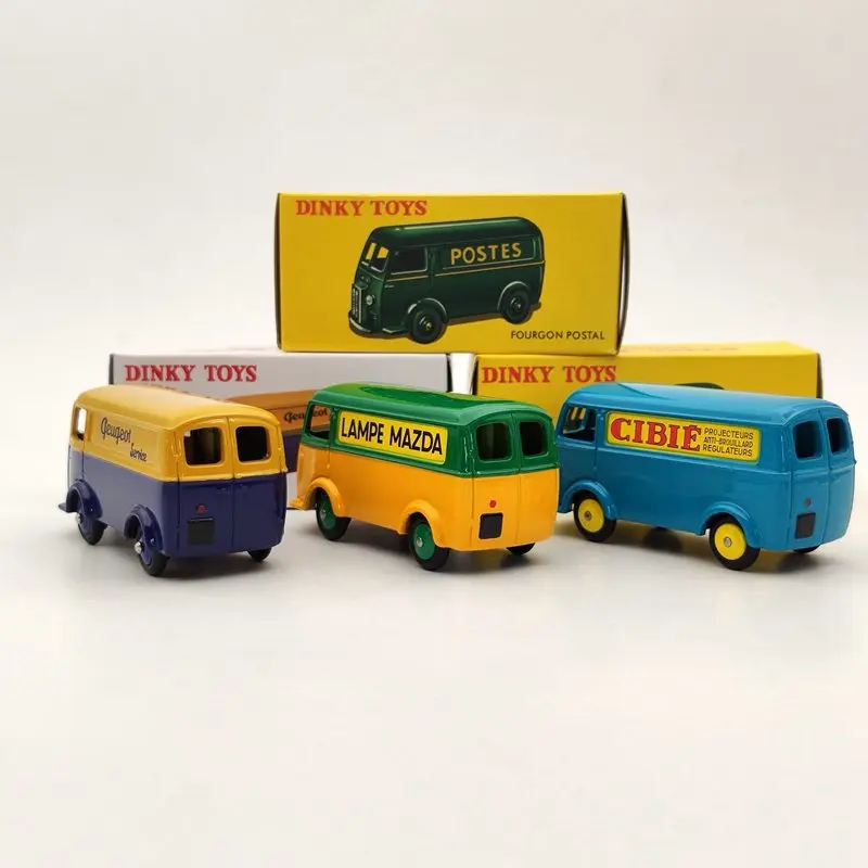 Лот из 3 1/43 Dinky игрушки 25B/25BV для Fourgon TOLE P ~ geot и почтовые литые модели авто |