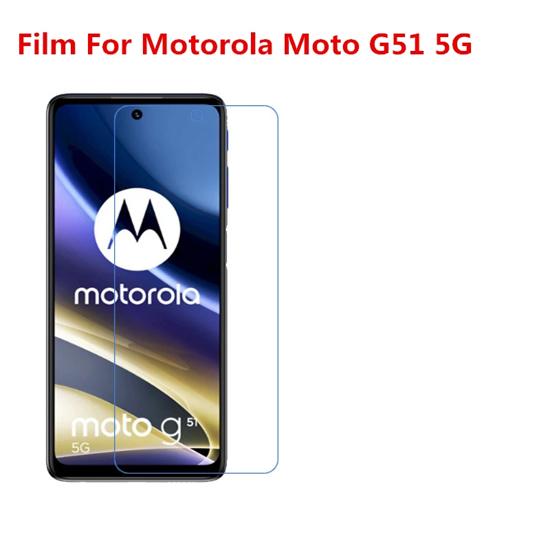 

1/2/5/10 шт. ультратонкая прозрачная защитная пленка для ЖК-экрана HD с чистящей тканевой пленкой для Motorola Moto G51 5G.