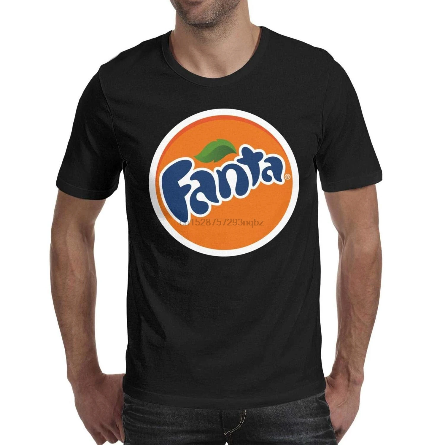 AINIJIAJ мужские футболки с принтом из хлопка Fanta-Drink-Logo |