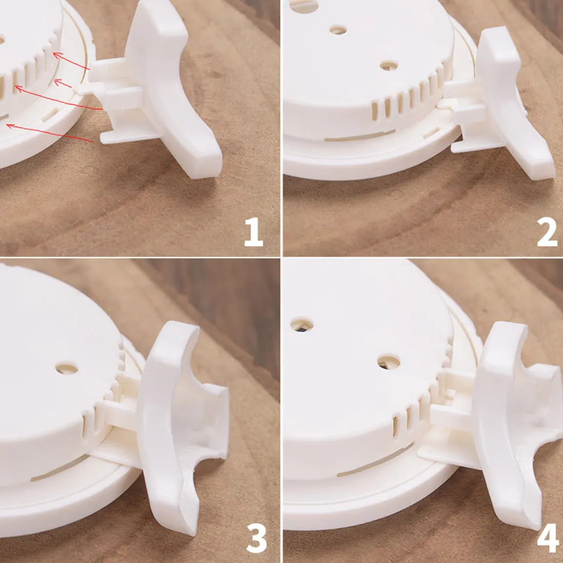1 шт. мини термометр круглой формы с часами для помещения и улицы гигрометр