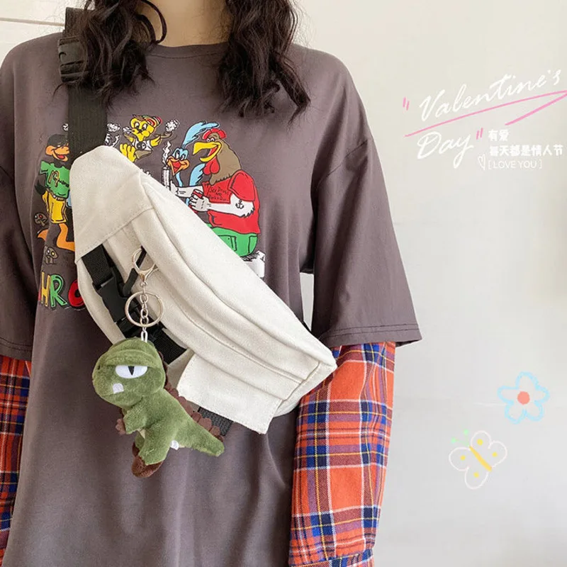 

Fashion Leisure Chest Bag New Korean Messenger Bag Single Shoulder Bag Leisure Convenient Versatile Women's Sports Waist Bag